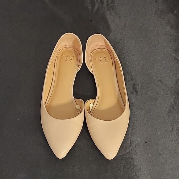 A.NEW. DAY POINTED TOE SLIP-ON D'ORSAY WOMEN"S FLAT SHOE - Picture 4 of 14